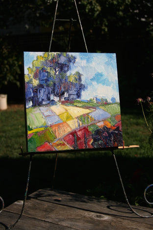 Colorful Fields by James Hartman |  Context View of Artwork 