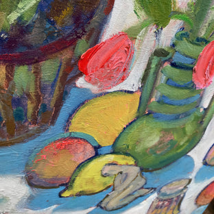 Table Still Life by James Hartman |   Closeup View of Artwork 