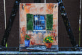 Original art for sale at UGallery.com | Find Me in Italy by Lisa Elley | $300 | oil painting | 10' h x 8' w | thumbnail 3