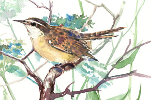 Carolina Warbler (Horizontal) by Suren Nersisyan |  Side View of Artwork 