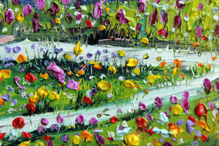 Monet in the Spring by Lisa Elley |   Closeup View of Artwork 