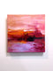 Original art for sale at UGallery.com | Orange on Pink by Sarah Parsons | $300 | oil painting | 12' h x 12' w | thumbnail 3