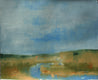 Original art for sale at UGallery.com | Blue Meadow by Ronda Waiksnis | $875 | oil painting | 30' h x 37' w | thumbnail 1