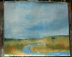 Original art for sale at UGallery.com | Blue Meadow by Ronda Waiksnis | $875 | oil painting | 30' h x 37' w | thumbnail 3