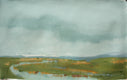 Original art for sale at UGallery.com | Towards Shakerag Valley by Ronda Waiksnis | $975 | oil painting | 30' h x 48' w | thumbnail 1