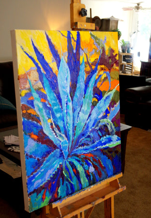 Blue Agave by Suren Nersisyan |  Context View of Artwork 