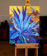 Original art for sale at UGallery.com | Blue Agave by Suren Nersisyan | $1,075 | oil painting | 30' h x 24' w | thumbnail 2