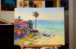 Sunny Day on the Beach (Santa Barbara) by Suren Nersisyan |  Context View of Artwork 