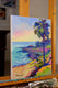 Original art for sale at UGallery.com | Early Evening (Santa Barbara) by Suren Nersisyan | $425 | oil painting | 14' h x 11' w | thumbnail 3