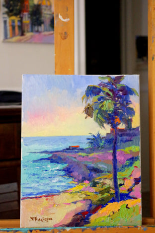 Early Evening (Santa Barbara) by Suren Nersisyan |  Side View of Artwork 