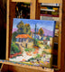 Original art for sale at UGallery.com | Summer, Village in Italy by Suren Nersisyan | $450 | oil painting | 11' h x 14' w | thumbnail 3