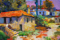 Original art for sale at UGallery.com | Summer, Village in Italy by Suren Nersisyan | $450 | oil painting | 11' h x 14' w | thumbnail 4