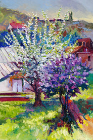 oil painting by Suren Nersisyan titled Spring Blossom