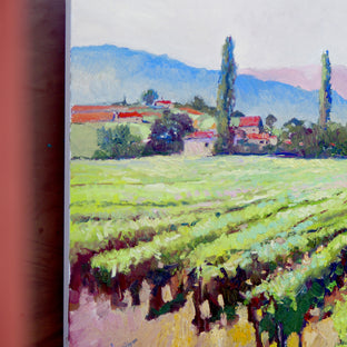 Vineyards, Early Summer Morning, California by Suren Nersisyan |  Context View of Artwork 