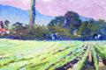 Original art for sale at UGallery.com | Vineyards, Early Summer Morning, California by Suren Nersisyan | $2,600 | oil painting | 30' h x 48' w | thumbnail 4