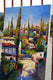 Original art for sale at UGallery.com | Mediterranean Landscape with Cypress Trees by Suren Nersisyan | $2,000 | oil painting | 36' h x 24' w | thumbnail 2