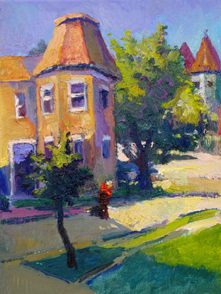 Street Corner in Washington DC, Morning Light by Suren Nersisyan |  Artwork Main Image 