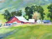 Original art for sale at UGallery.com | In the Valley by Catherine McCargar | $375 | watercolor painting | 10.5' h x 12.75' w | thumbnail 4