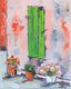 Original art for sale at UGallery.com | Italian Romance by Lisa Elley | $250 | oil painting | 10' h x 8' w | thumbnail 1