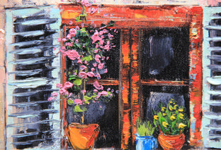 Italian Window by Lisa Elley |   Closeup View of Artwork 