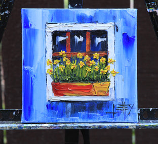 Italy in Blue by Lisa Elley |  Context View of Artwork 