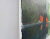 Original art for sale at UGallery.com | Bushes by Inlet by Janet Dyer | $1,000 | acrylic painting | 18' h x 24' w | thumbnail 2