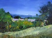 Original art for sale at UGallery.com | Distant Lavender, Provence by Janet Dyer | $475 | acrylic painting | 12' h x 16' w | thumbnail 4