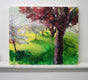 Original art for sale at UGallery.com | Trees Meeting by Janet Dyer | $1,150 | acrylic painting | 20' h x 24' w | thumbnail 3