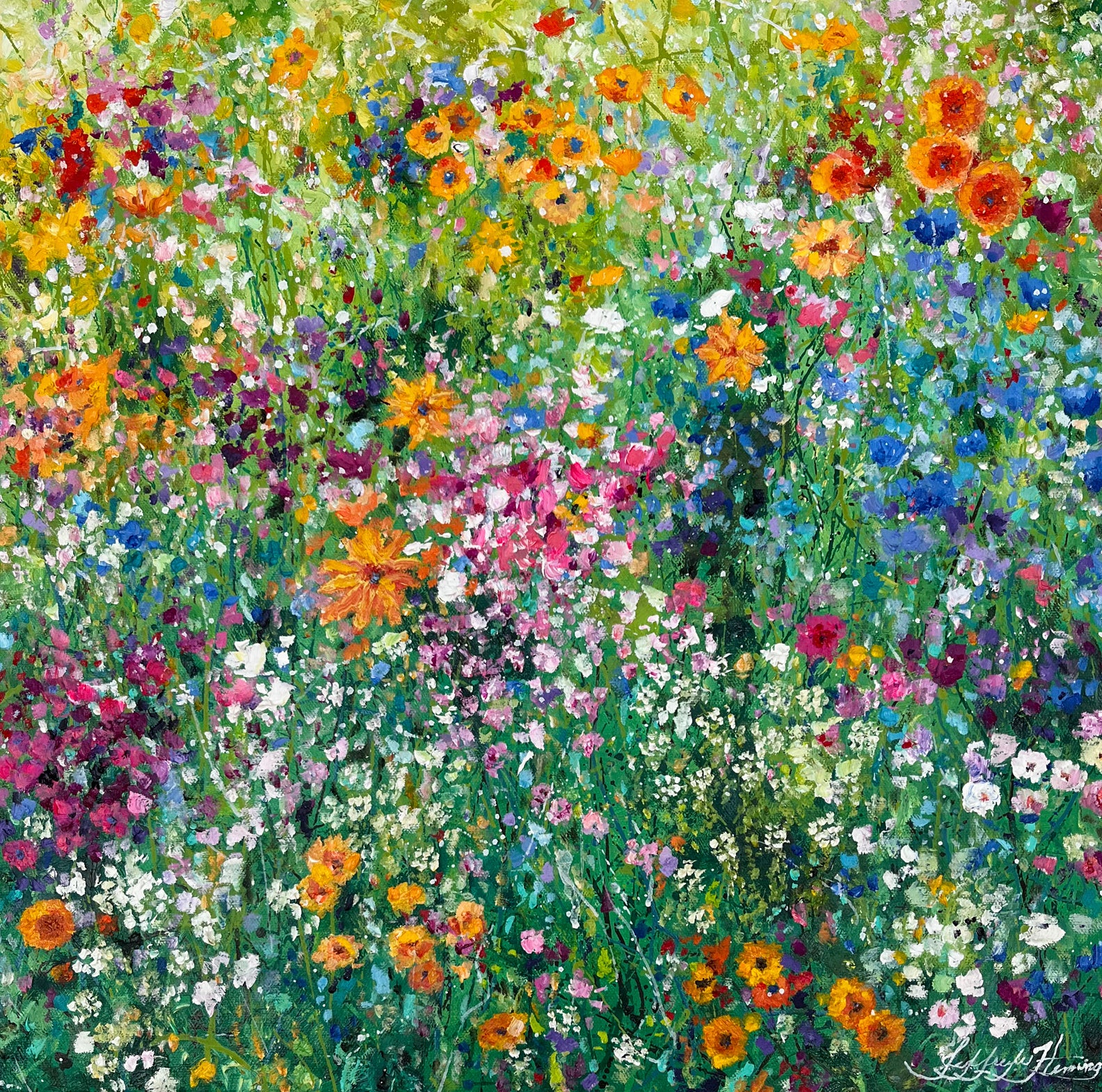 Chanel's Garden by Jeff Fleming - oil painting | UGallery