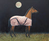 Original art for sale at UGallery.com | Full Hunter's Moon by Jennifer Ross | $1,600 | mixed media artwork | 30' h x 36' w | thumbnail 1