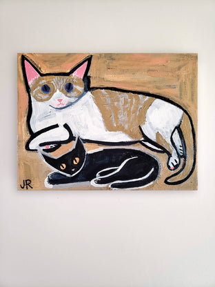 Big Cat, Little Cat by Jessica JH Roller |  Context View of Artwork 