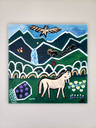 Blue Ridge Pony by Jessica JH Roller |  Context View of Artwork 