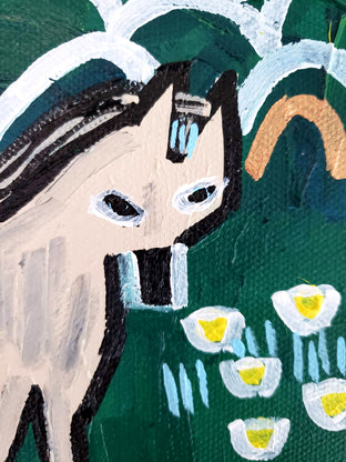 Blue Ridge Pony by Jessica JH Roller |   Closeup View of Artwork 