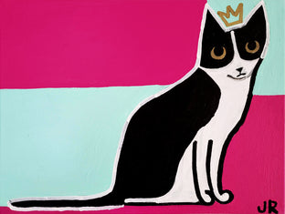 Queen Kitty by Jessica JH Roller |   Closeup View of Artwork 