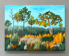 Original art for sale at UGallery.com | Palm, Pine, and Gumbo by JoAnn Golenia | $675 | acrylic painting | 18' h x 24' w | thumbnail 3