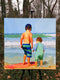 Original art for sale at UGallery.com | First Steps - Commission by John Jaster | $1,800 | acrylic painting | 30' h x 30' w | thumbnail 2