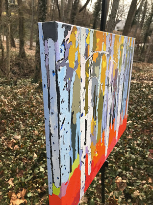 Forest Abstractions - Dance of Nature by John Jaster |  Side View of Artwork 