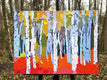 Original art for sale at UGallery.com | Forest Abstractions - Dance of Nature by John Jaster | $900 | acrylic painting | 18' h x 24' w | thumbnail 4