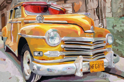 acrylic painting by John Jaster titled Havana Dream