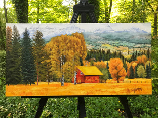 The Red Cabin by John Jaster |  Context View of Artwork 