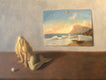 Original art for sale at UGallery.com | The Mermaid by Jose H. Alvarenga | $575 | oil painting | 9' h x 12' w | thumbnail 1