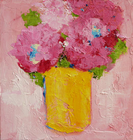 oil painting by Judy Mackey titled Pinky