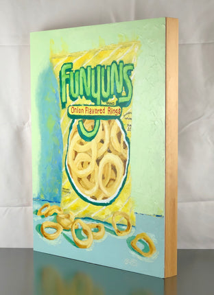 Yum Yum Funyuns by Karen Barton |  Side View of Artwork 