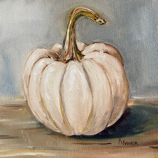 Miniature Casper Pumpkin by Kristine Kainer |  Artwork Main Image 