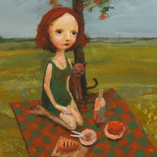 Breakfast under Rowan by Krzysztof Iwin |   Closeup View of Artwork 