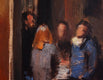 Original art for sale at UGallery.com | Late Night in Florence by Jonelle Summerfield | $550 | oil painting | 12' h x 12' w | thumbnail 4