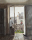 Original art for sale at UGallery.com | The Neighbor by Bertrand Girard | $1,150 | acrylic painting | 16' h x 13' w | thumbnail 1