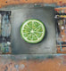 Original art for sale at UGallery.com | Lime Slice by Kristine Kainer | $300 | oil painting | 6' h x 6' w | thumbnail 3