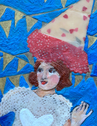 Carnival Des Coeurs by Linda Benenati |   Closeup View of Artwork 