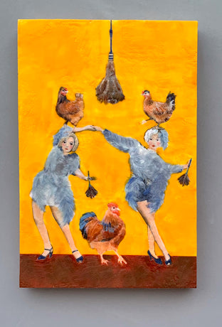 Shake a Tail Feather by Linda Benenati |  Context View of Artwork 